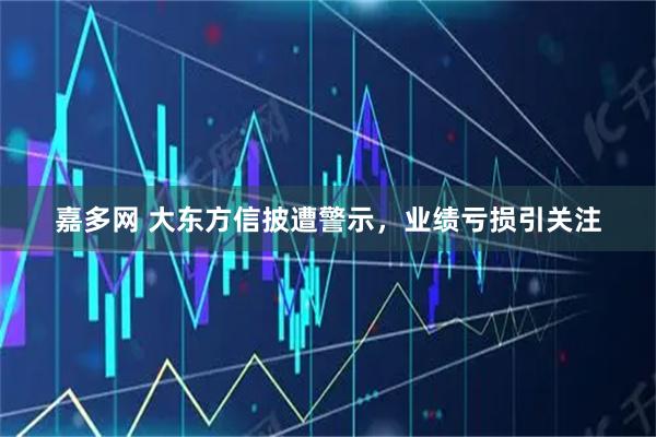 嘉多网 大东方信披遭警示，业绩亏损引关注